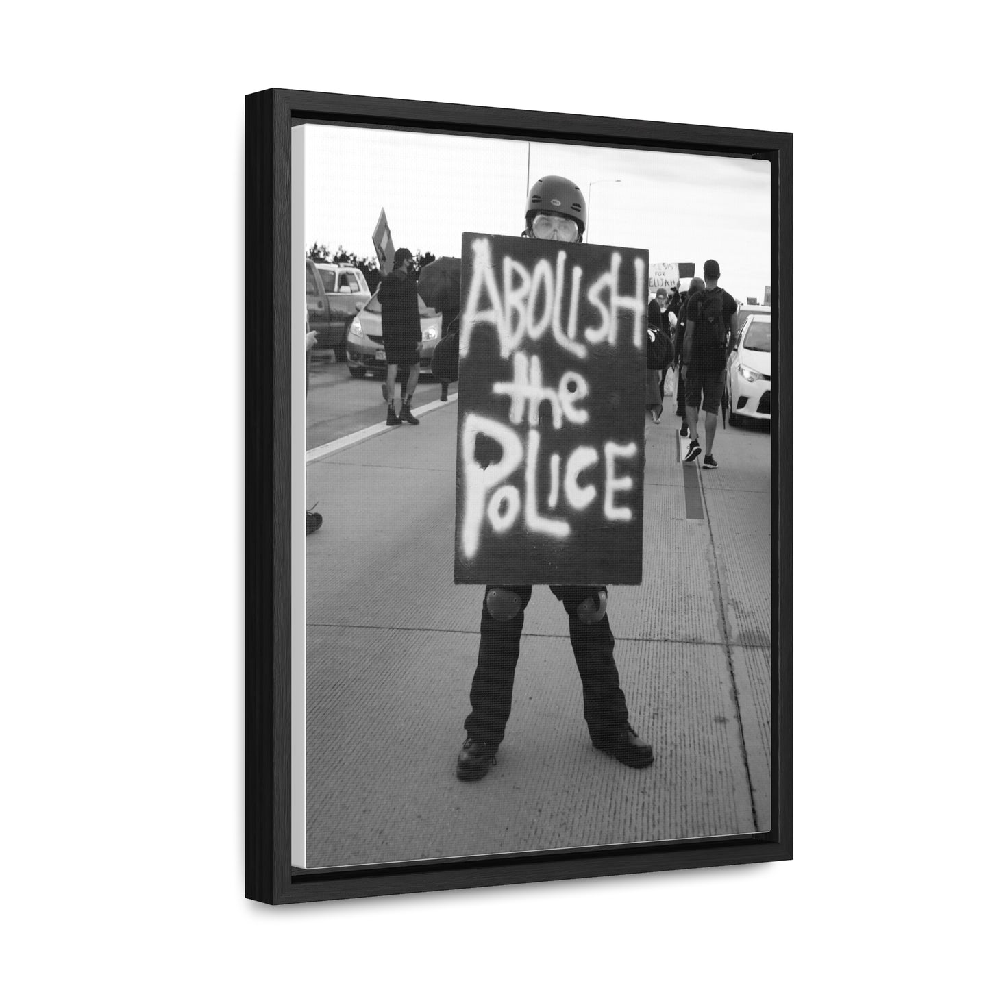 Canvas Wrap Print - Abolish the Police by AJ Corrales