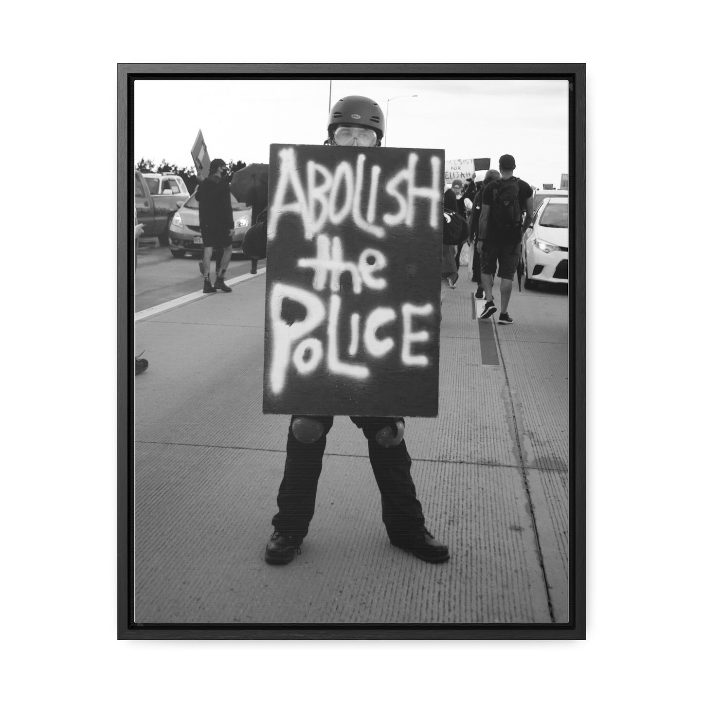 Canvas Wrap Print - Abolish the Police by AJ Corrales