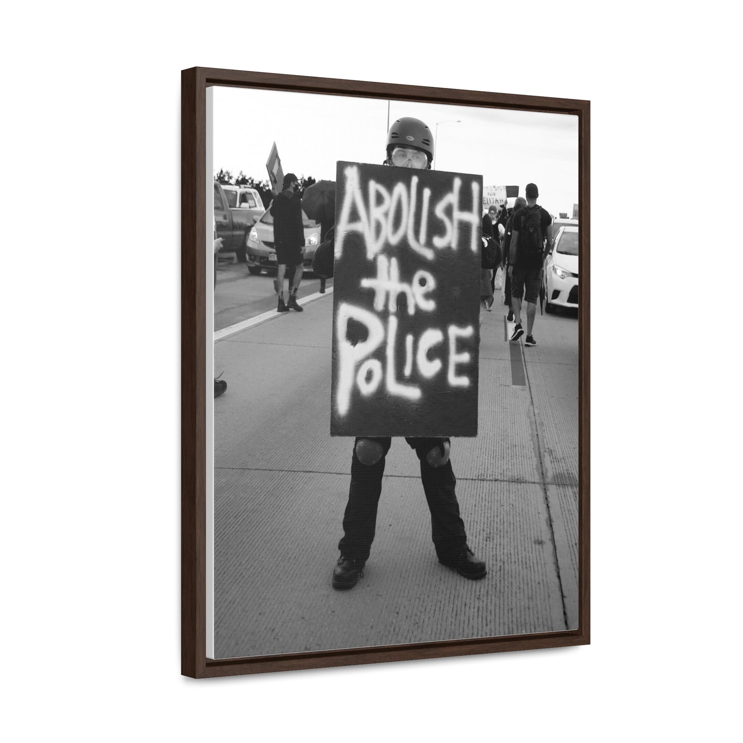 Canvas Wrap Print - Abolish the Police by AJ Corrales