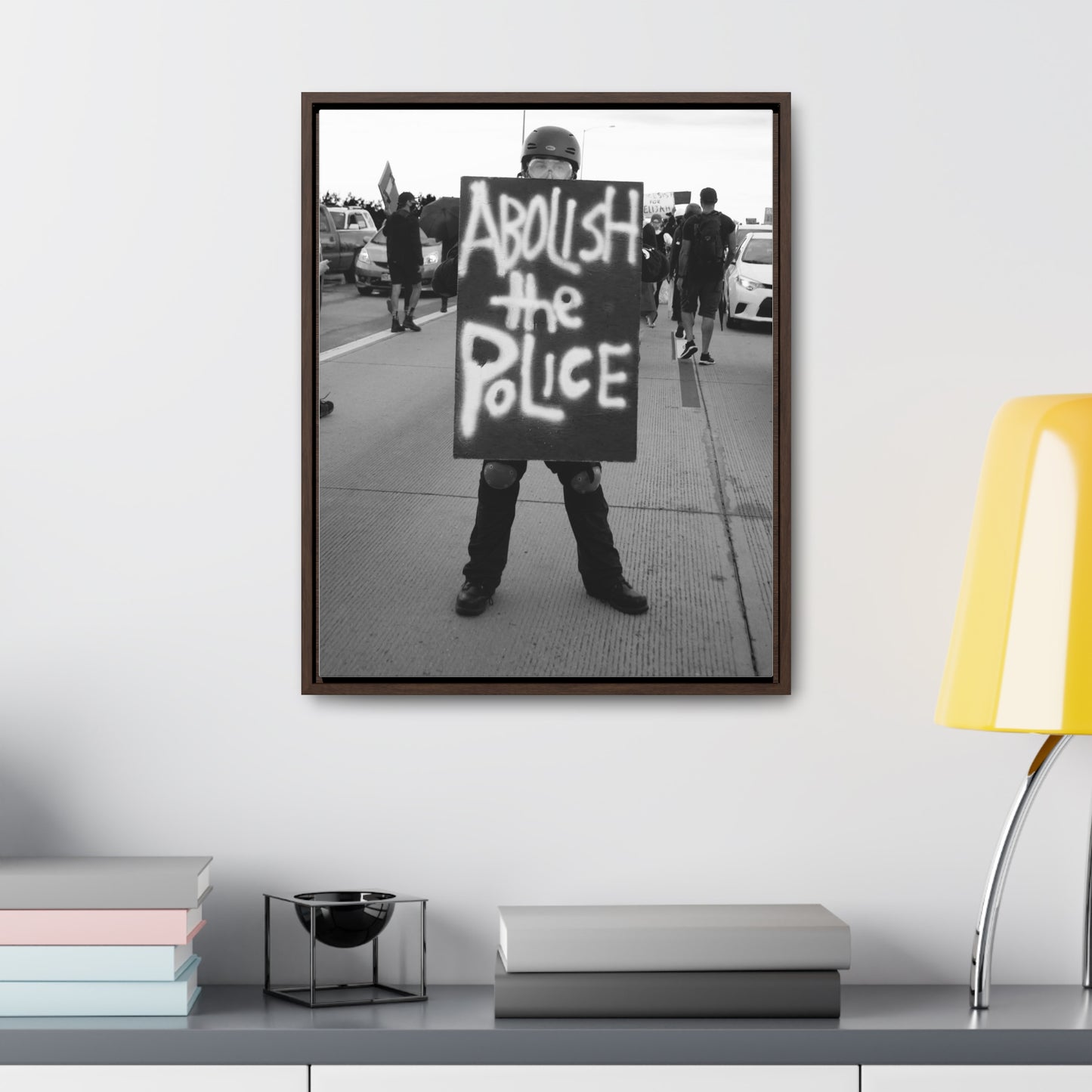 Canvas Wrap Print - Abolish the Police by AJ Corrales