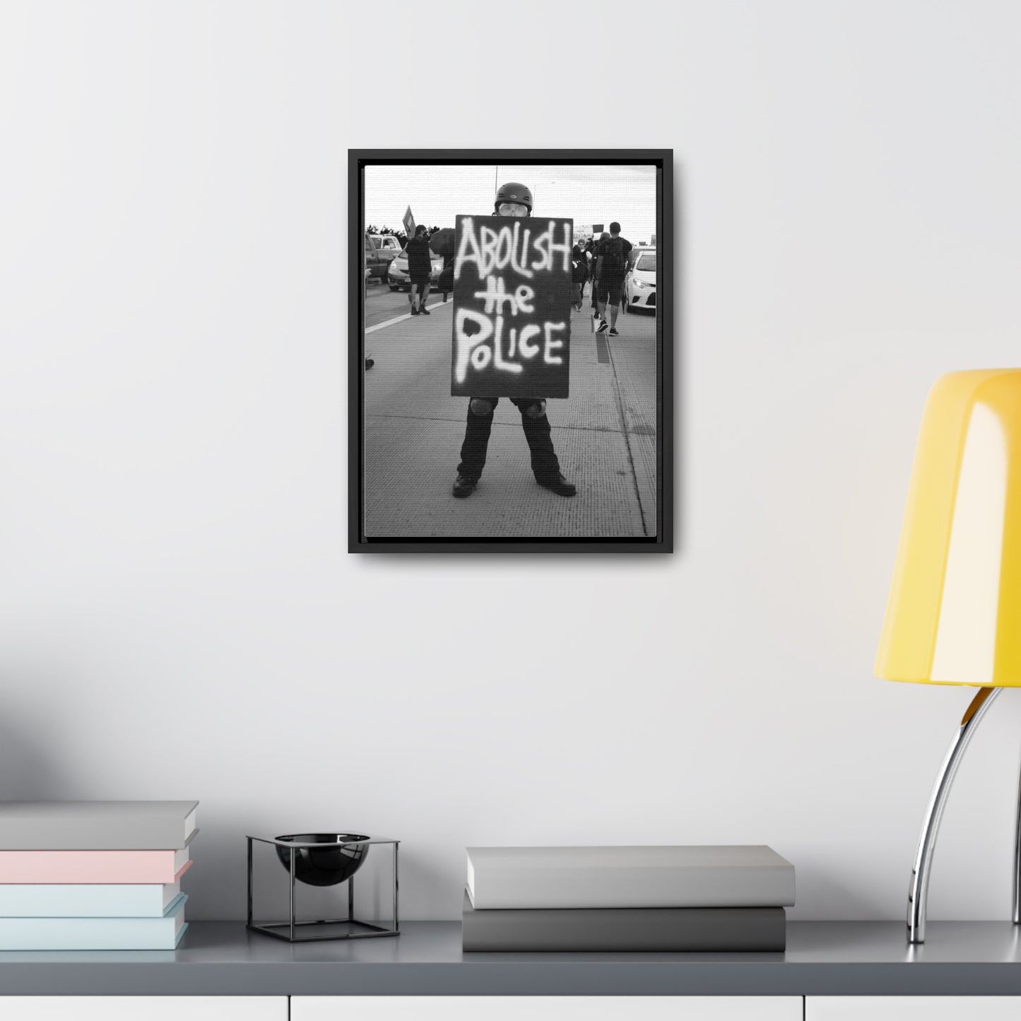 Canvas Wrap Print - Abolish the Police by AJ Corrales