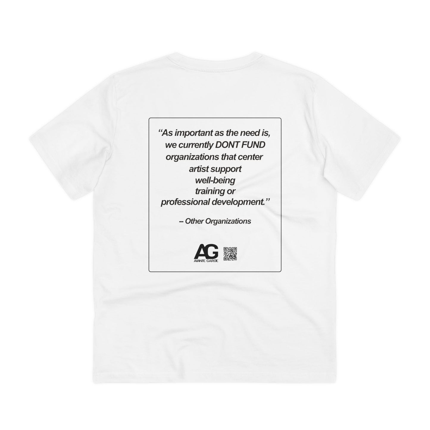 Organic DON'T FUND T-shirt - Unisex