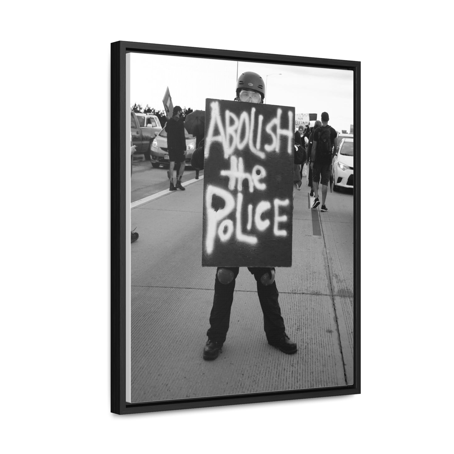 Canvas Wrap Print - Abolish the Police by AJ Corrales