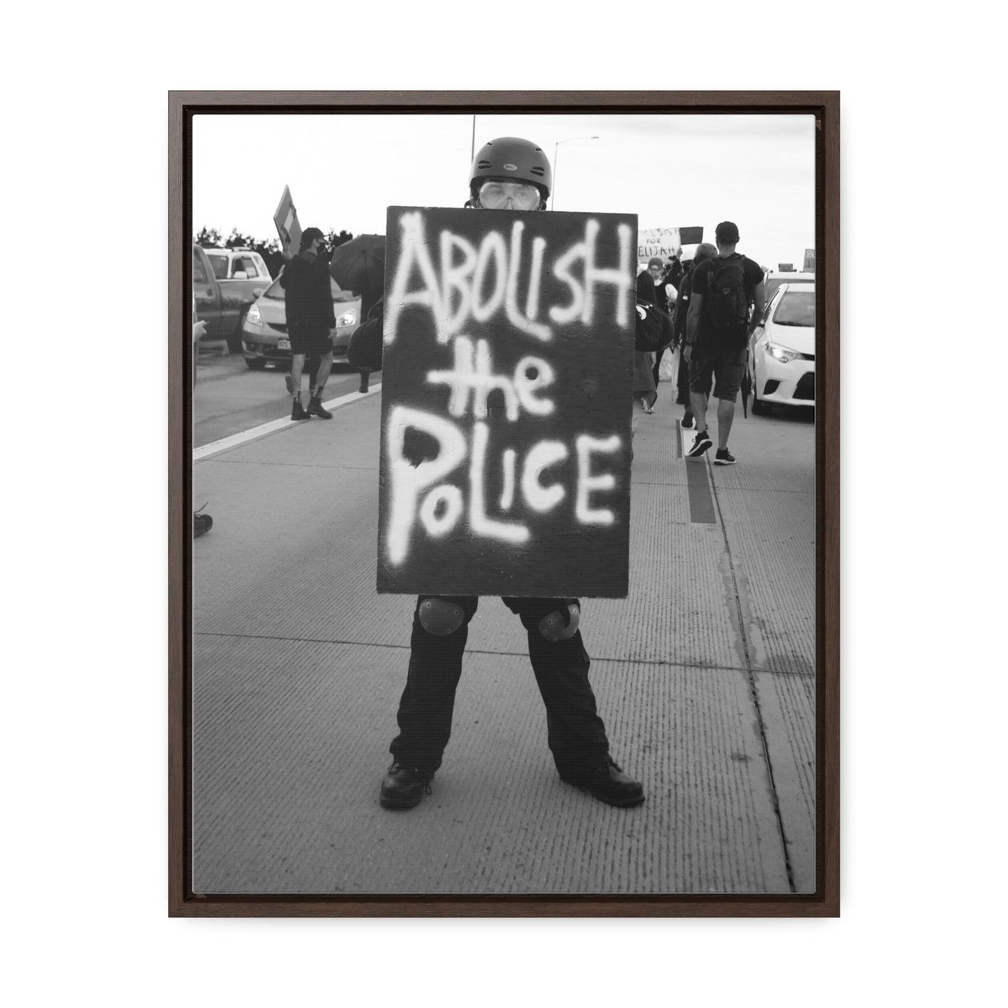 Canvas Wrap Print - Abolish the Police by AJ Corrales