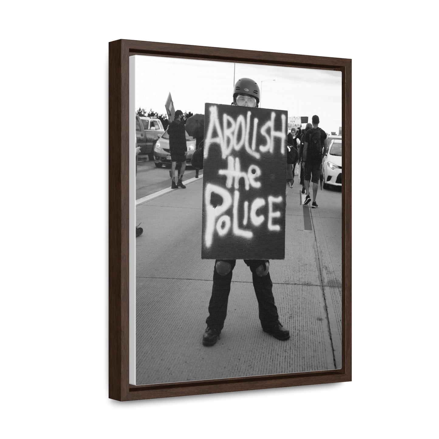 Canvas Wrap Print - Abolish the Police by AJ Corrales