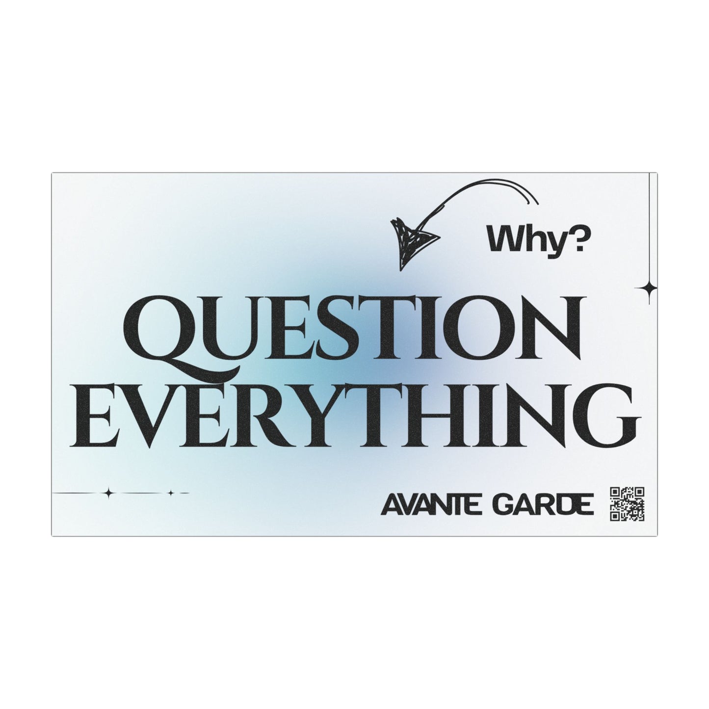 Motivational Car Magnet - "Question Everything" | Thought-Provoking Decor for Your Vehicle