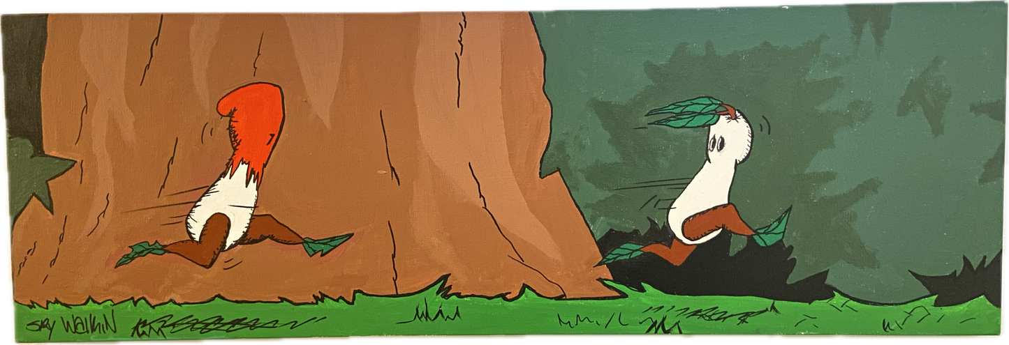 Sky Welkin Original Comic Painting